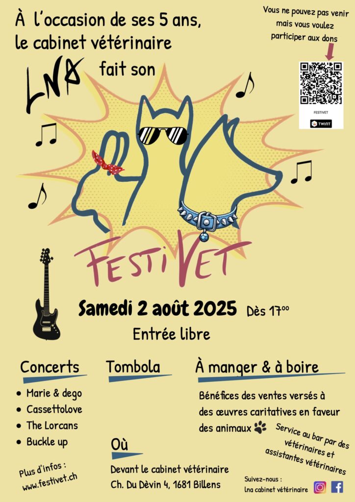 Le cabinet vétérinaire LNA fait son Festivet
